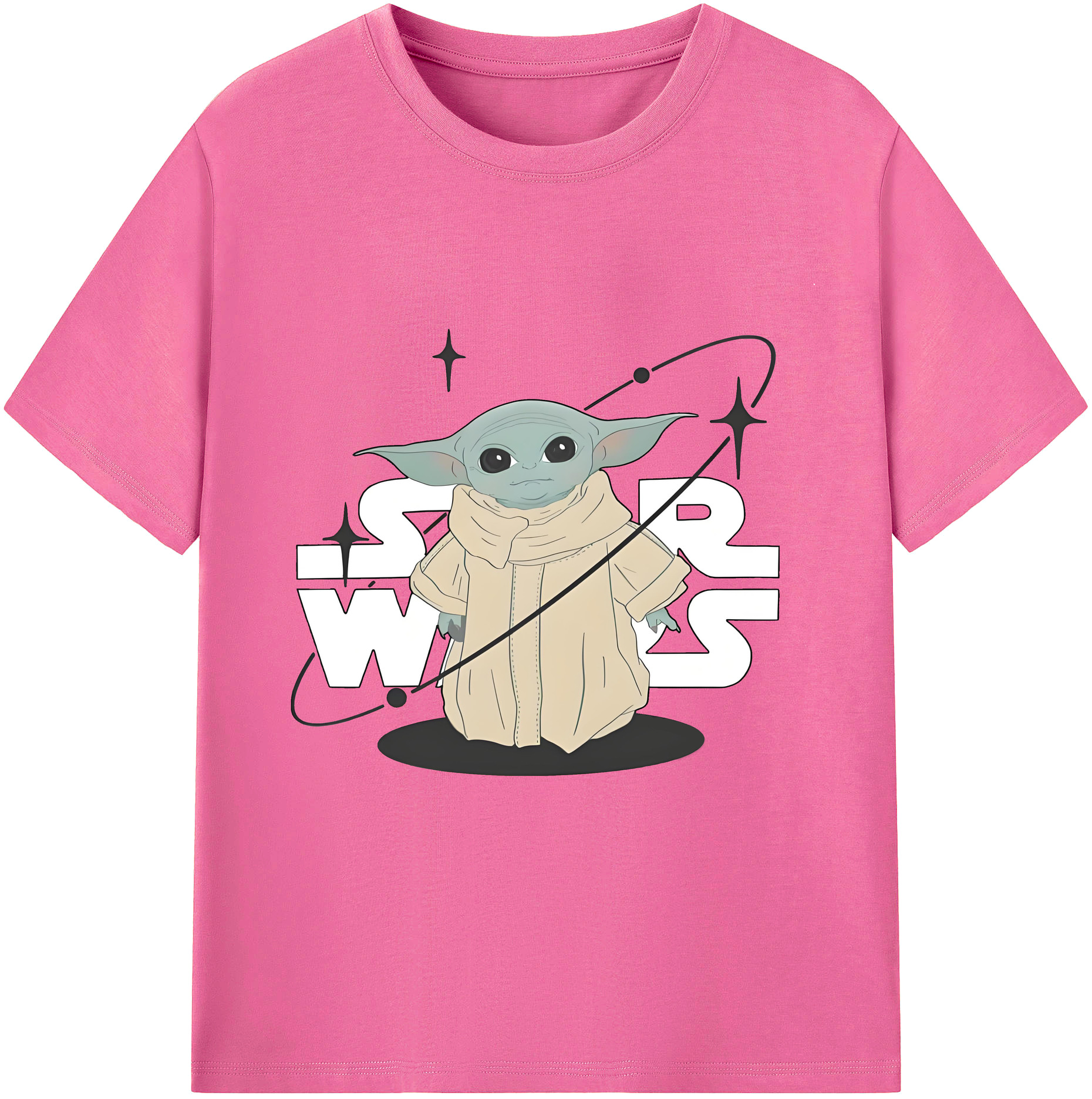 （画像用） スター・ウォーズ Star Wars レディースカジュアルプリントTシャツ（綿100％）